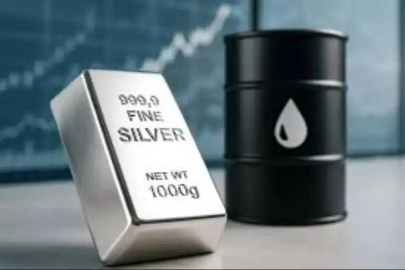 اونس نقره از یک بشکه نفت گران‌تر شد