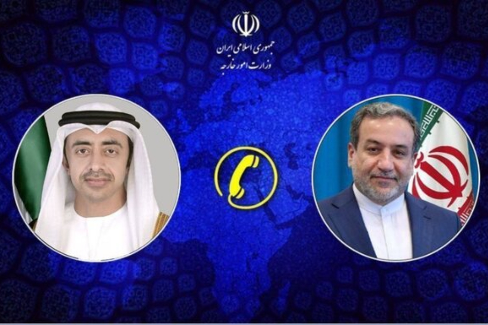 وزيرا خارجية إيران والإمارات يناقشان التطورات اليمنية والاقليمية