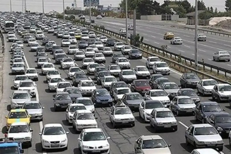 ترافیک سنگین در 3 آزادراه منتهی به تهران