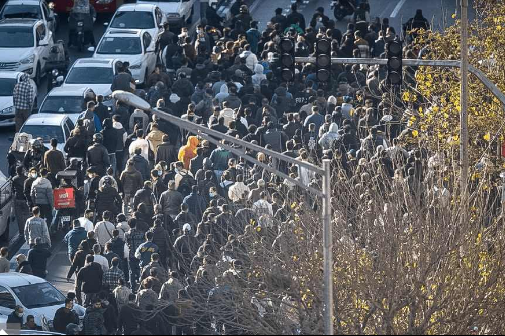 گزارش خبری از تجمع امروز خیابان لاله‌زار و مرکز تهران