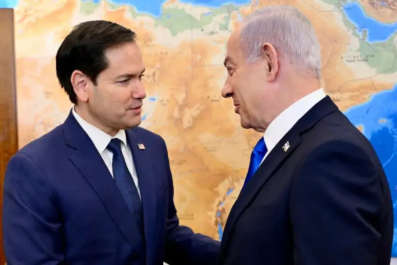 دیدار نتانیاهو با روبیو