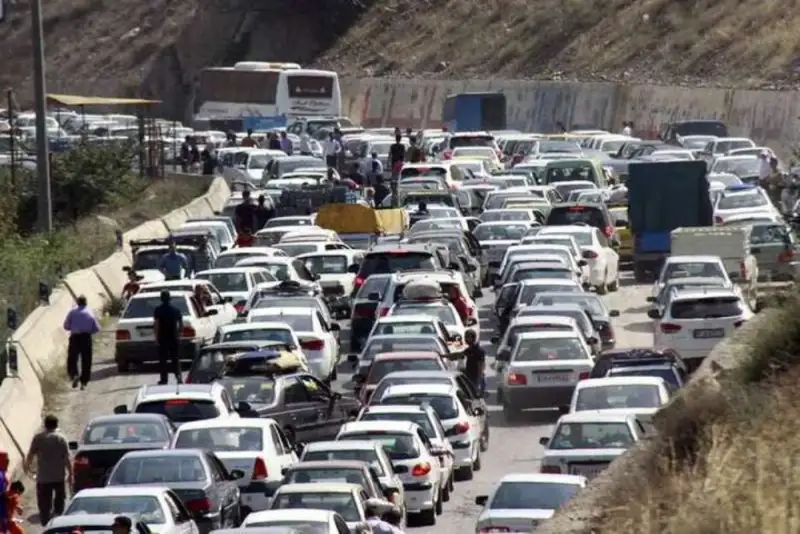 ترافیک نیمه سنگین در محور خروجی گیلان