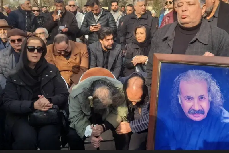 بدرود با سعید پیردوست در آرامگاه هنرمندان