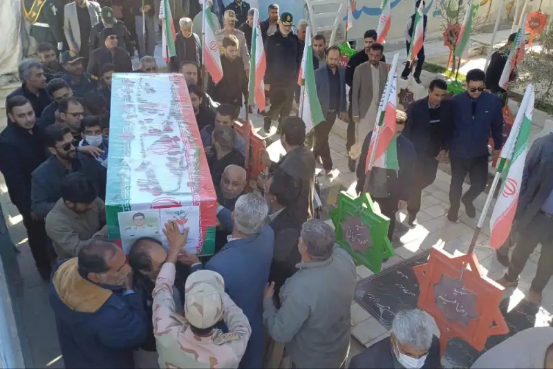 پیکر شهید مدافع امنیت در زاهدان تشییع شد
