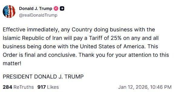 اقدام خصمانه جدید ترامپ در تحریم و فشار علیه مردم ایران