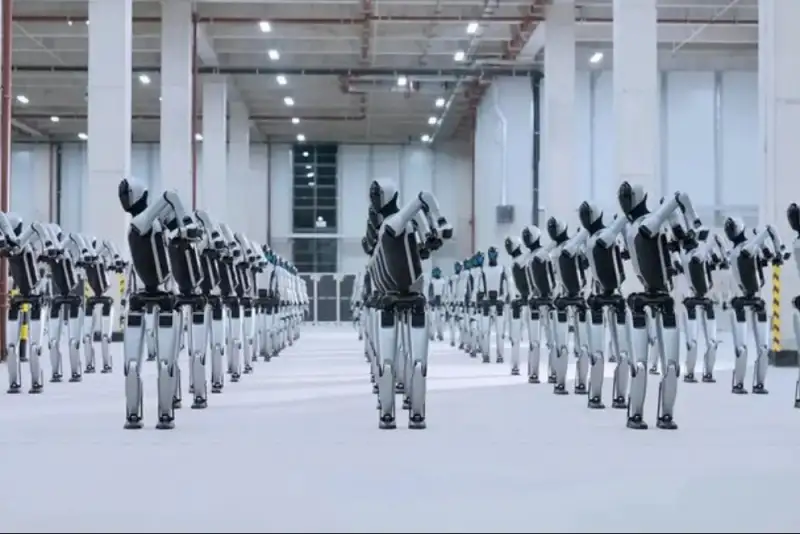 ساخت هواپیماهای ایرباس به دست ربات انسان نمای چینی