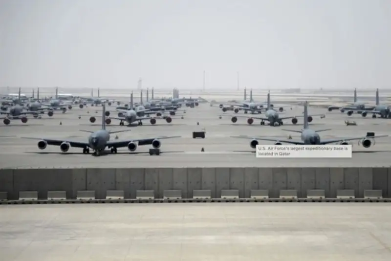 فعالیت عادی در پایگاه نظامی آمریکا در قطر
