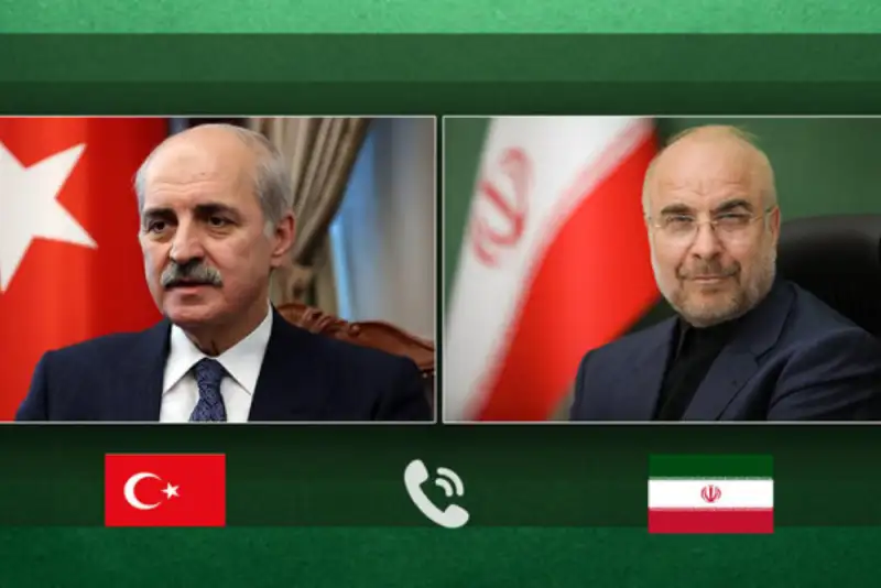 قالیباف در گفت‌وگو با رئیس مجلس ملی ترکیه