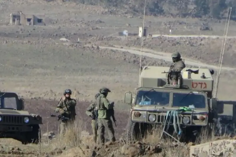 نفوذ صهیونیست ها به حومه قنیطره در سوریه