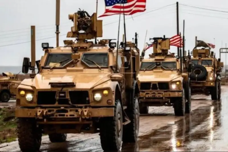 ورود کاروان نظامی آمریکایی از سوریه به عراق