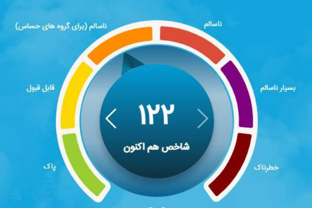 هشدار نارنجی آلودگی هوا برای تهران و کرج