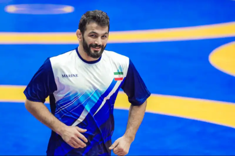 خیز حسن یزدانی برای اولین طلای وزن 97 کیلوگرم