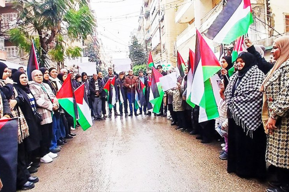 שביתת שבת פלסטינית בלבנון נגד התוכנית האמריקאית להשבית את אונר"א