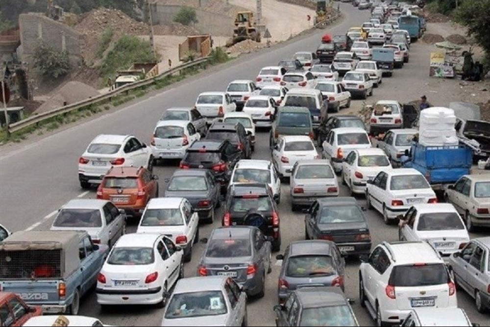 ترافیک سنگین در محورهای شمالی کشور؛ در این محورها تردد نکنید