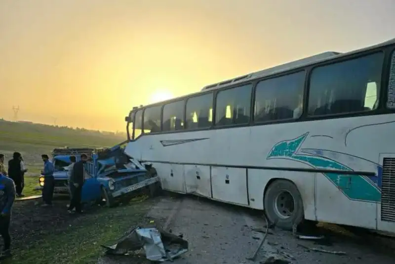 تصادف مرگبار در محور دزفول–شوشتر با 5 کشته و 3 مصدوم