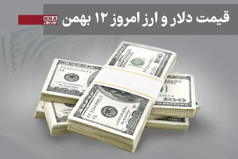 قیمت دلار و سایر ارزها امروز یکشنبه 12 بهمن 1404+ جدول