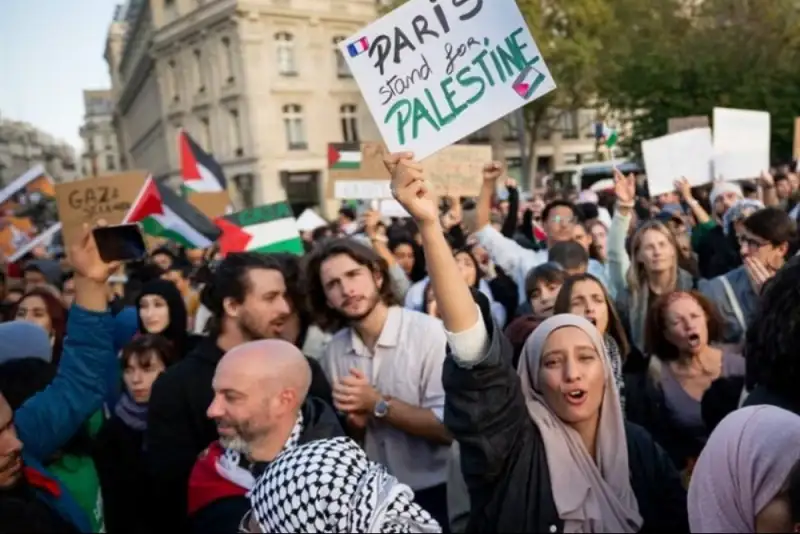 مردم اروپا علیه ناتو و در حمایت از فلسطین تظاهرات کردند