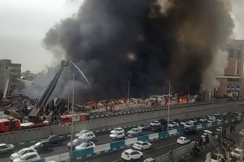 علت آتش‌سوزی بازارچه جنت‌آباد مشخص شد