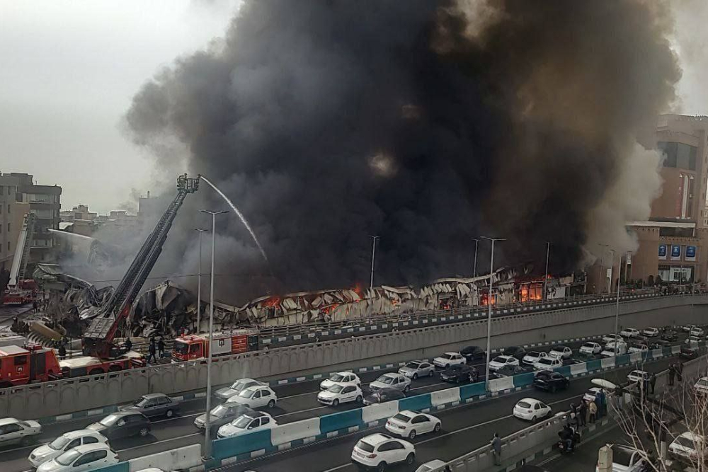 علت آتش‌سوزی بازارچه جنت‌آباد مشخص شد