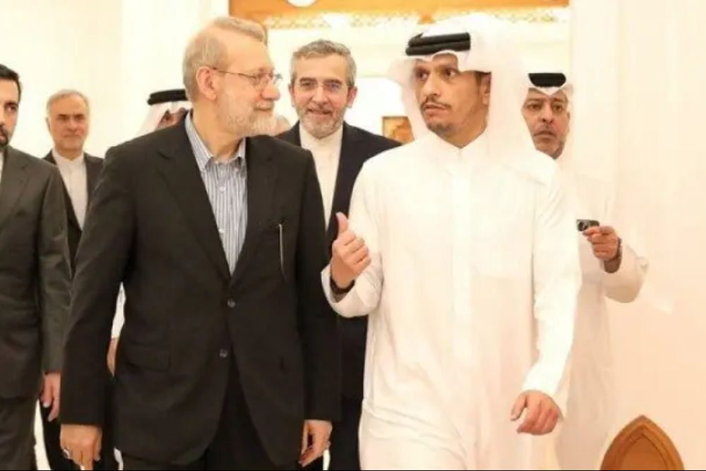 اعلام جزئیات دیدار لاریجانی و آل ثانی