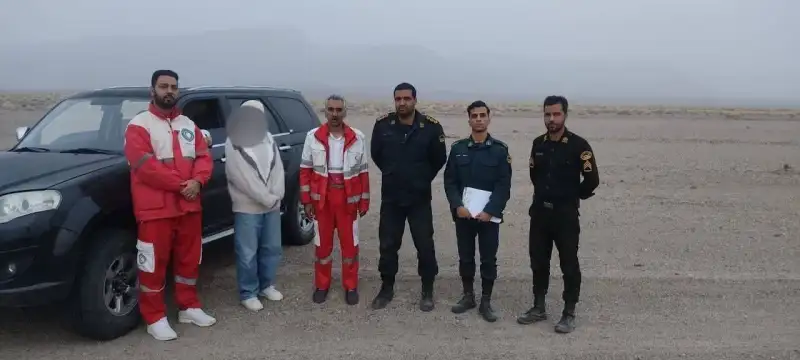 نجات معجزه‌آسا بانوی 36 ساله در کویر لوت