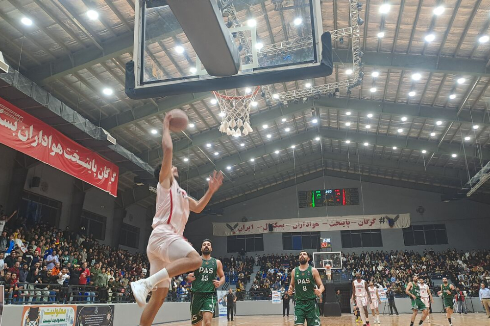 صدرنشینی شهرداری گرگان در لیگ برتر بسکتبال