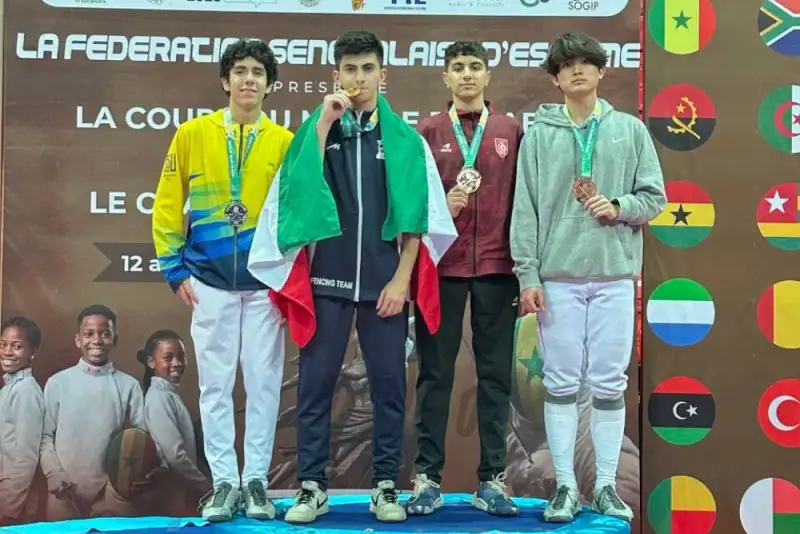 طلای تاریخی مرادی در جام‌جهانی شمشیربازی نوجوانان