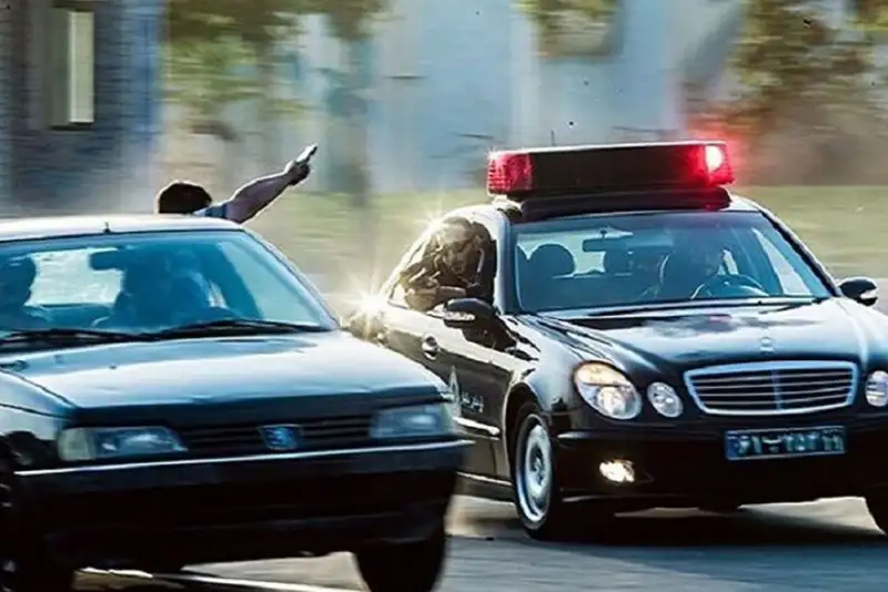 پایان تعقیب و گریز و دستگیری سارق خودرو در سمنان