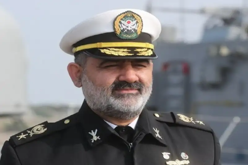 فرمانده نیروی دریایی ارتش ایران وارد دهلی نو شد