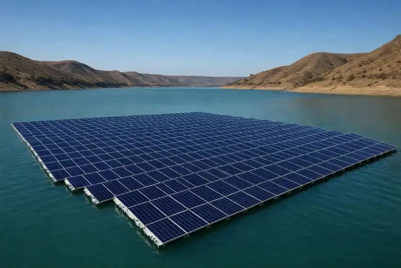 آغاز احداث نخستین نیروگاه خورشیدی شناور کشور