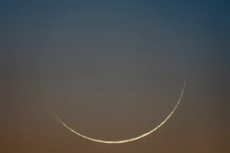 هلال ماه رویت شد