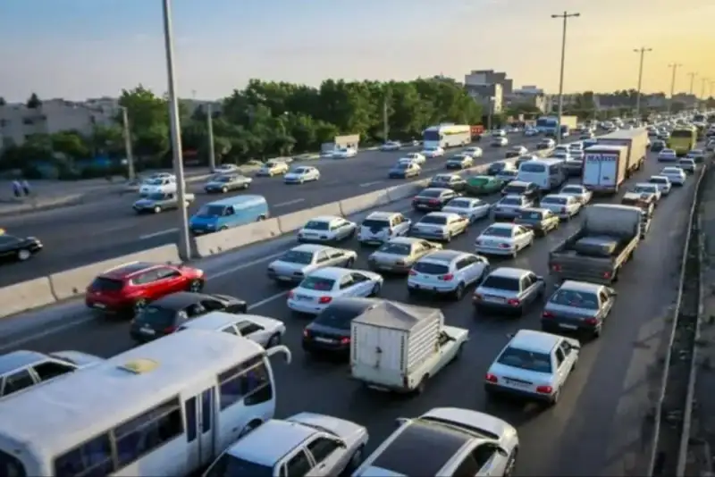 ترافیک سنگین در هراز و آزادراه تهران-کرج-قزوین