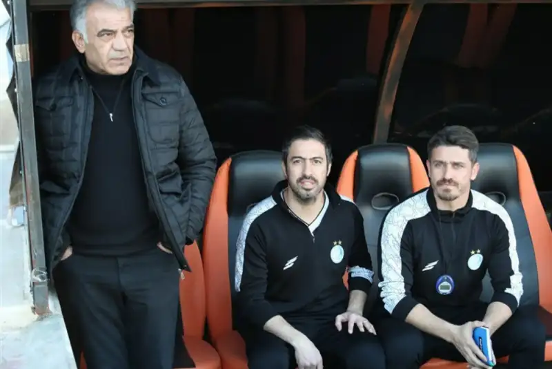 قهر خسرو حیدری در تمرین استقلال