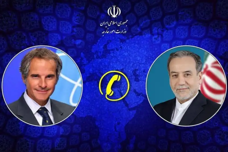 گفت‌وگوی تلفنی گروسی و عراقچی درباره مذاکرات ایران و آمریکا