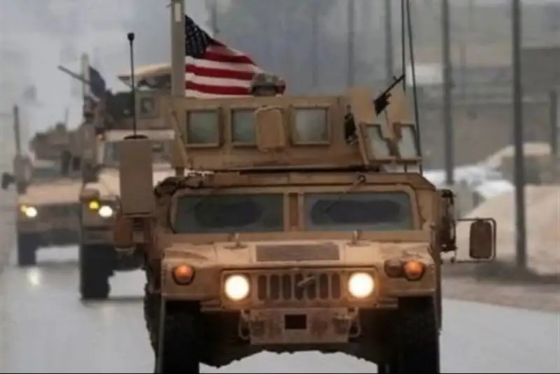 ورود یک ستون بزرگ از ارتش اشغالگر آمریکا به عراق