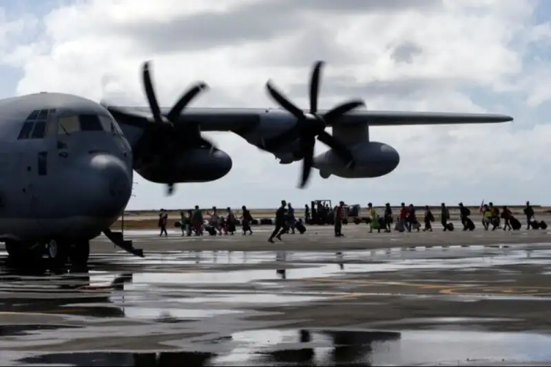 حادثه برای هواپیمای نظامی آمریکا