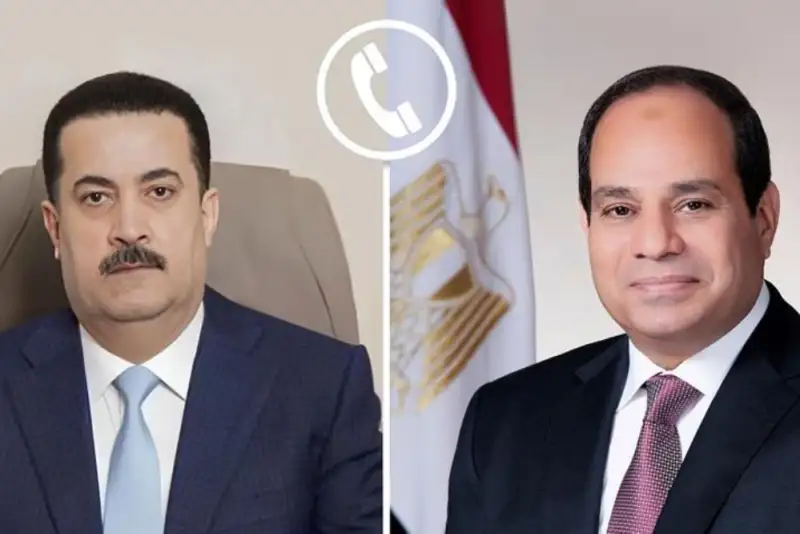 گفت‌وگوی تلفنی السودانی و السیسی درباره اوضاع منطقه