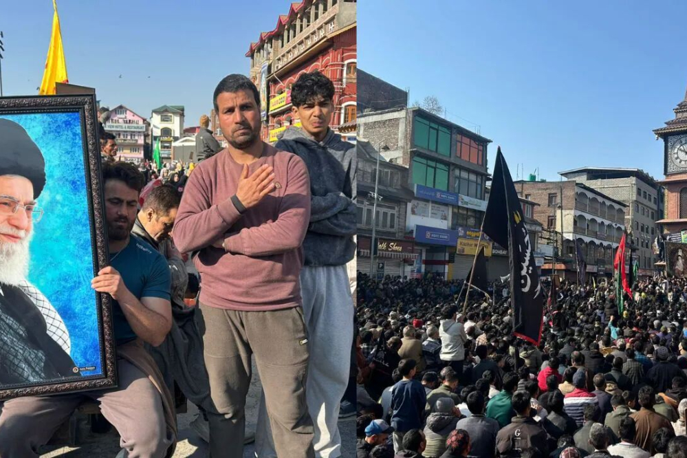 موج خشم و اعتراض کشمیری‌ها پس از شهادت آیت‌الله خامنه‌ای