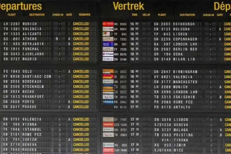 هوانوردی در غرب آسیا تقریباً متوقف شد