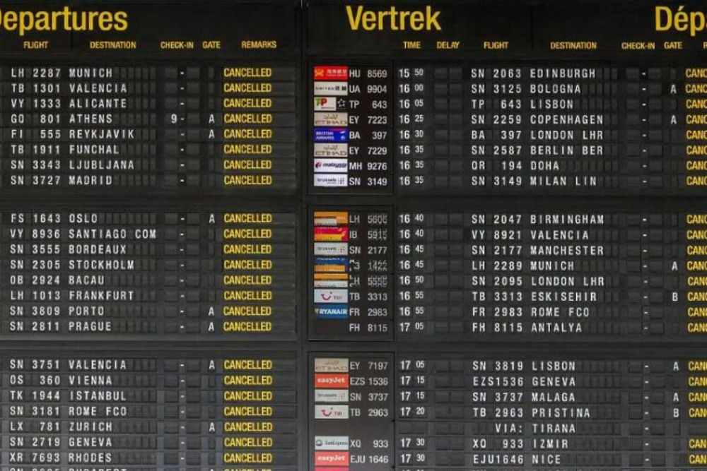 هوانوردی در غرب آسیا تقریباً متوقف شد