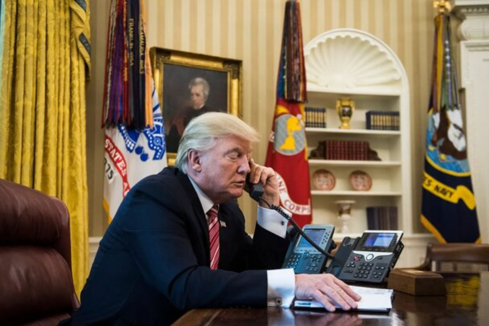 تماس تلفنی ترامپ با مقامات ارشد اقلیم کردستان عراق