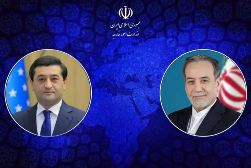 تماس تلفنی وزرای امور خارجه ایران و ازبکستان
