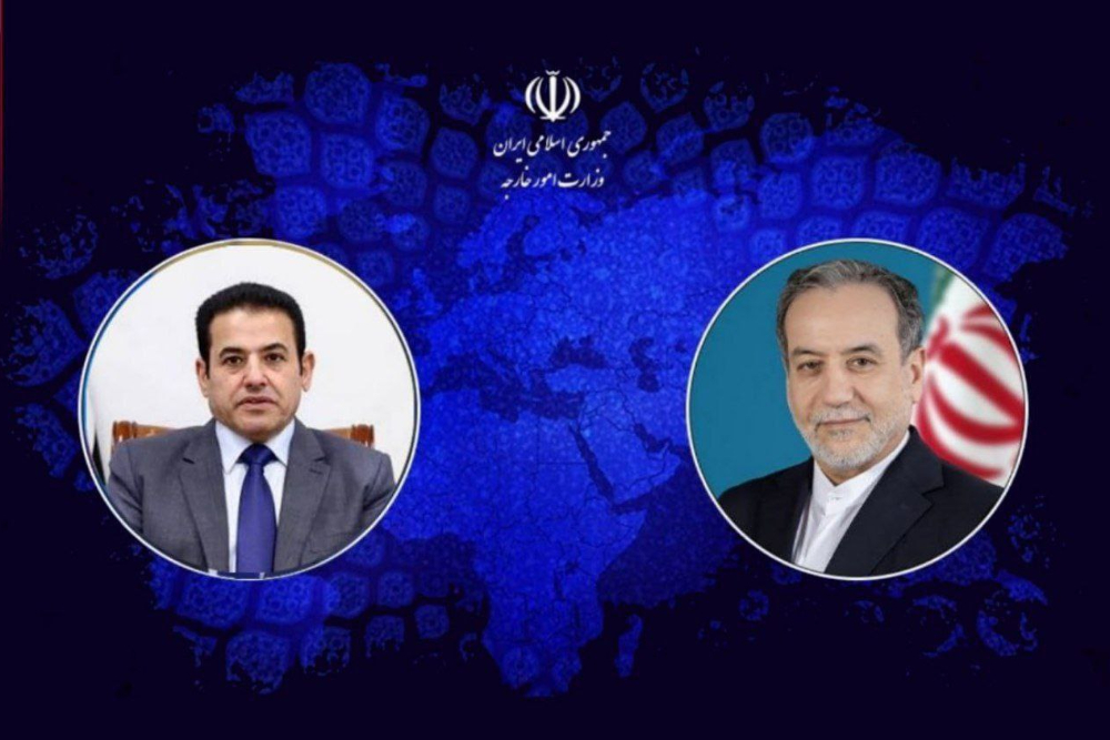 تماس تلفنی وزیر امور خارجه با مشاور امنیت ملی نخست وزیر عراق