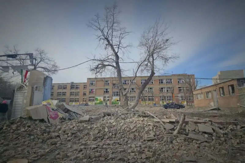 در حمله موشکی اسرائیل، مدرسه دخترانه عصمت ارومیه تخریب شد