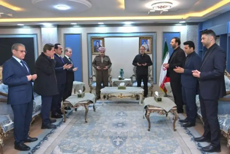 هیاتی به نمایندگی از مسعود بارزانی در کنسولگری ایران در اربیل حضور پیدا کرد