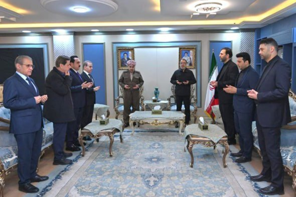 هیاتی به نمایندگی از مسعود بارزانی در کنسولگری ایران در اربیل حضور پیدا کرد