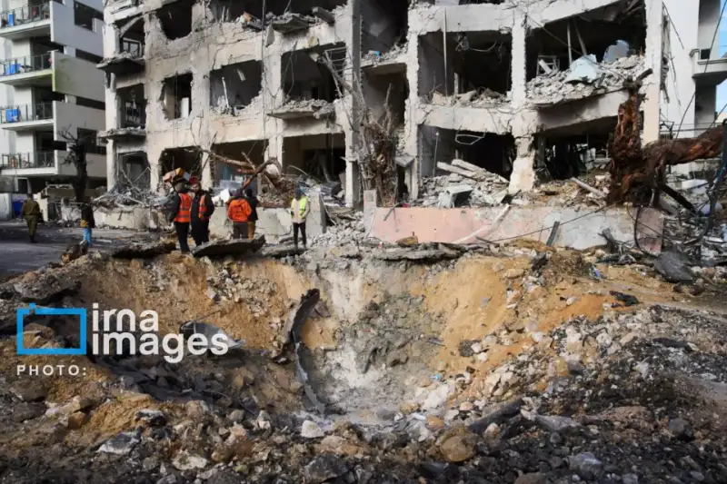 گزارش تصویری | وضعیت اسرائیل بعد از اصابت موشک‌های ایرانی