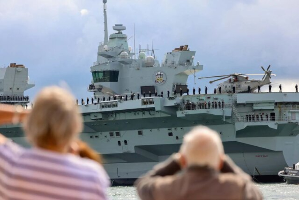 ناو هواپیمابر انگلیسی به خاورمیانه اعزام نخواهد شد