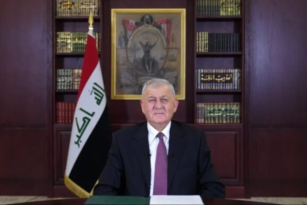 پیام تبریک رئیس‌جمهور عراق به آیت‌الله سید مجتبی خامنه‌ای