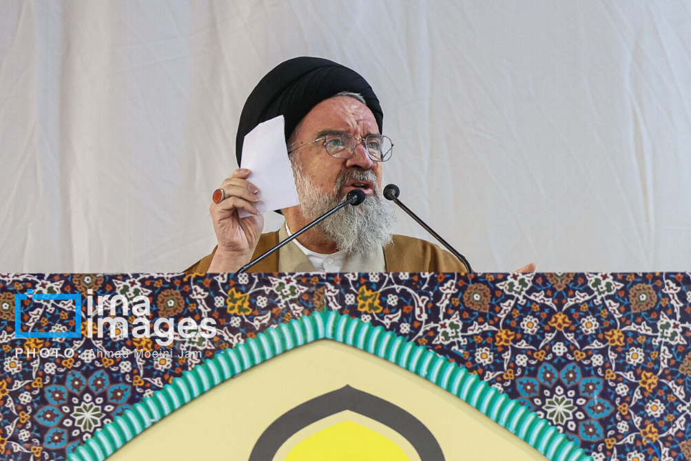 خطيب جمعة طهران المؤقت: طالما أمريكا والكيان الصهيوني قائمان، فلن تنعم البشرية بالأمن والاستقرار